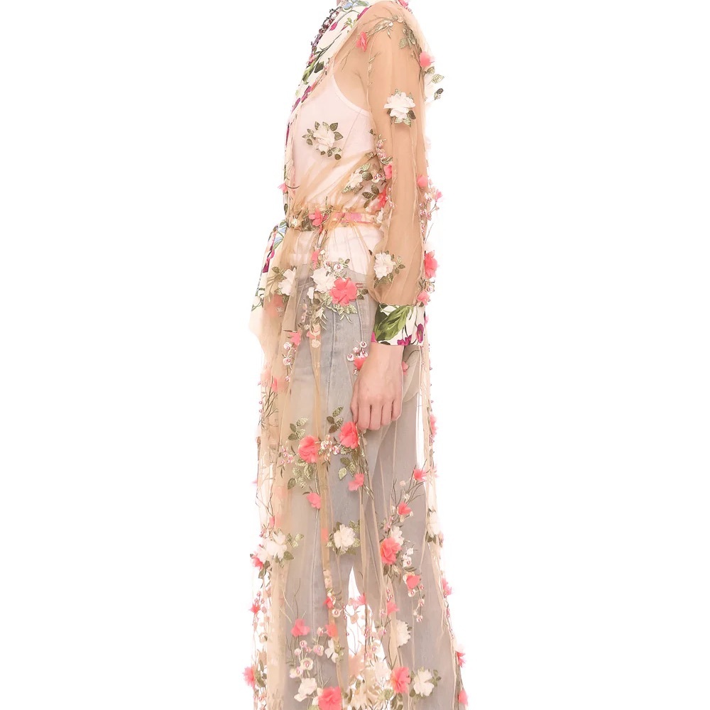 ARATTA FLORAL FANTASY KIMONO SIZE MEDIUM NWT - Picture 3 of 10